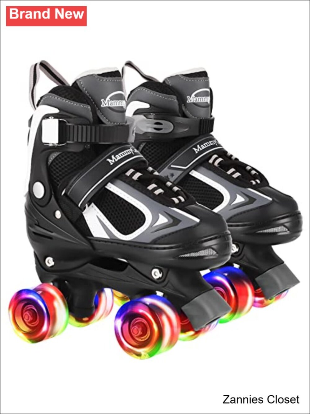 ✨ Kids Adjustable Roller Skates with Light Up Wheels for Boys Girls Toddler